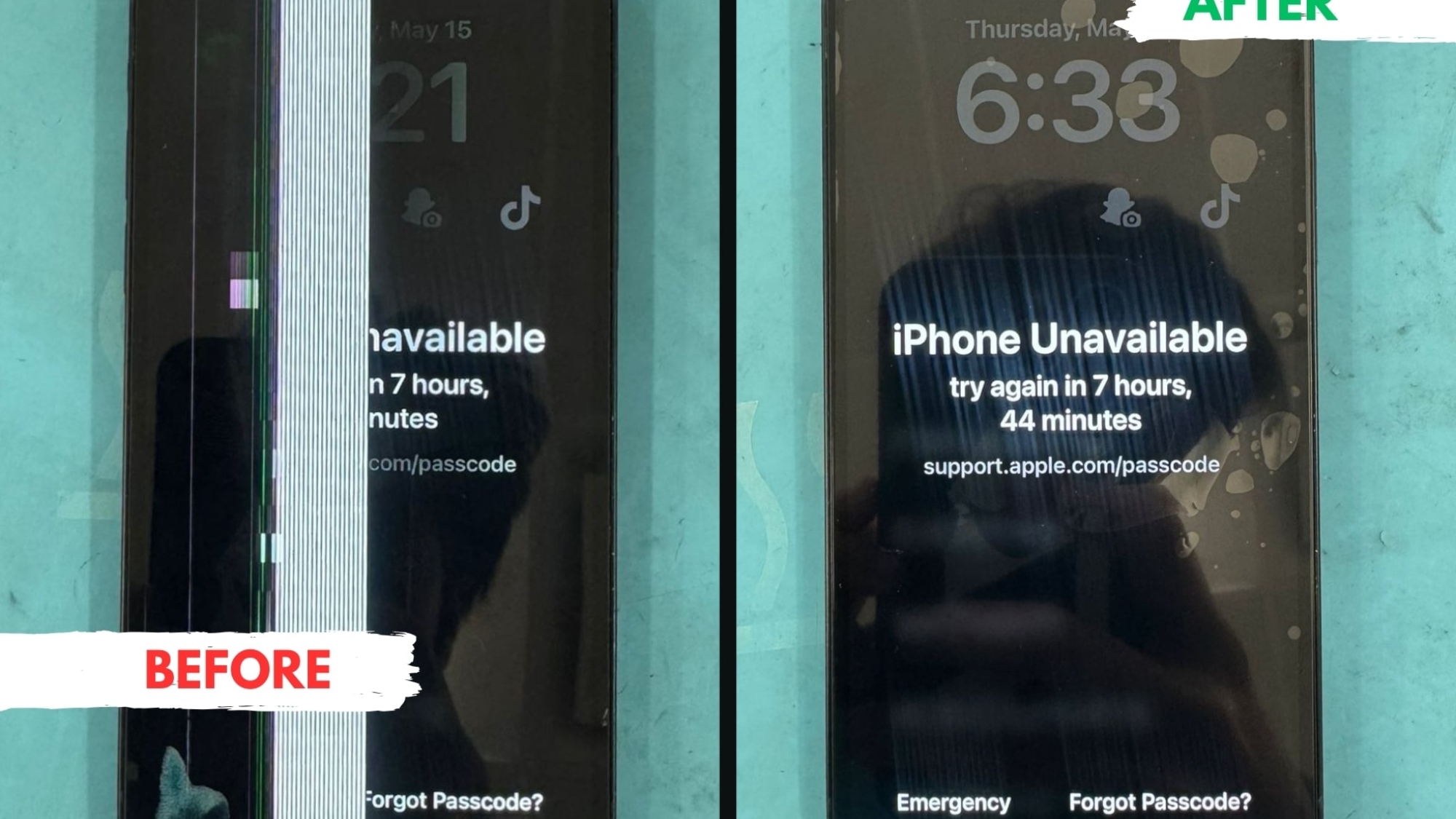 fix a cracked phone screen in Naples